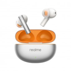 Наушники беспроводные Realme Buds Air 6 Flame Silver (RMA2402) стерео гарнитура в кейсе