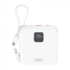 Внешний аккумулятор XO PR235 22.5W со встроенными кабелями iPhone and TYPE-C 10000 mAh