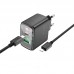 Зарядное устройство Hoco CS42a 30W на 2 выхода адаптер + кабель Usb-C - Lightning черный