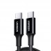 Кабель 2 м UGREEN US300 Type-C to Type-C 5A 100 вт черный (60552)
