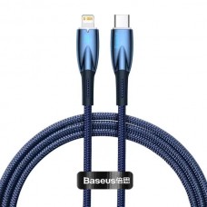Кабель Baseus Glimmer Series Type-C - Lightning 1m CADH000003 синий