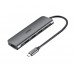 Хаб адаптер Ugreen CM136 Type-C - на HDMI 3xUSB 3.0 Type-C PD (50209)