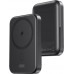 Внешний аккумулятор магнитный XO PR242 5000mAh Magnetic wireless 15W с ножкой подставкой U-shaped holder