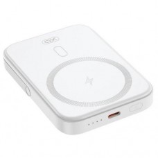 Аккумулятор беспроводной XO PR242 5000mAh Magnetic wireless 15W с подставкой белый