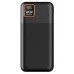 Внешний аккумулятор с фонариком Profit WQ22 20000mAh 22,5W+PD20W LED черный