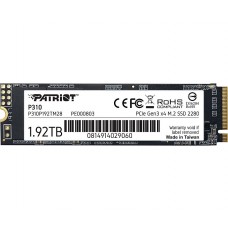 ССД накопитель PATRIOT P310 1.92T SSD NVMe PCIe Gen3x4 M.2 2280 P310P192TM28