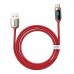 Кабель с дисплеем (экраном) BASEUS Display Fast Charging Cable USB - Type-C (CATSK-09) 5а 1м красный