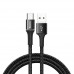 Кабель усиленный 2 метра Baseus USB - Type-C CATGH-C01 2m черный