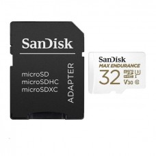 Карта памяти SanDisk Max Endurance 32Gb microSDHC V30 (100Mb/s) + adapter SD