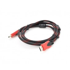 Кабель HDMI - HDMI v 1.4 5 метров папа папа чёрно красный