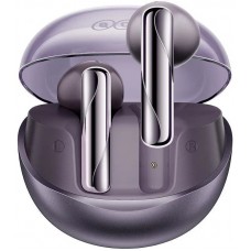 Наушники беспроводные QCY AilyBuds Clear T32 Headphones фиолетовые