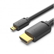 Кабель Vention HDMI - micro-hdmi M - M 1.5 м чёрный (AGIBG)