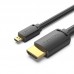 Кабель Vention HDMI - micro-hdmi M - M 1.5 м чёрный (AGIBG)