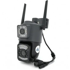 Видеокамера с 2 объективами уличная YOSO YO-IPC41D4MP50 2+ 2Мп 4G PTZ 2.8mm V380 на SD карте