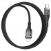 Кабель с экраном HOCO U115 Type-C to Lightning PD 20W 120 cm черный