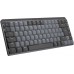 Клавиатура беспроводная механическая Logitech MX Mechanical Mini Minimalist Graphite (920-010780)