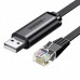 Кабель консольный CM204 UGREEN USB - RJ45 Console Cable 1.5 метра (50773)