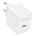 Зарядный адаптер - блок 1 порт Hoco CS11A 1 USB 2.1А зарядное устройство белое