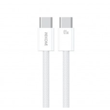 Кабель скоростной WEKOME WDC-21 USB-C to USB-C 65W Super Fast Charging