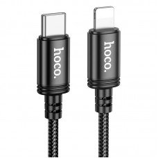 Кабель HOCO x91 усиленный  3 метра Type-C - iPhone (Lightning) черный