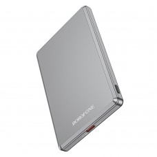 Внешний аккумулятор Borofone BJ50 5000mAh 20W магнитный с функцией беспроводной зарядки серый
