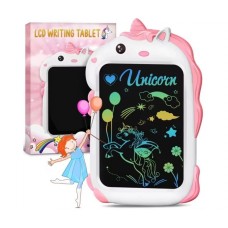 Детский планшет для рисования с единорогом Children's LCD pink unicorn (розовый)