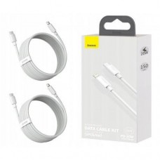 Кабели комплект 2 штуки - Baseus Usb - Type-C - Simple Wisdom набор TZCATLZJ-02