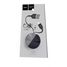 Кабель рулетка HOCO U23 - USB to iPhone 92 см черный