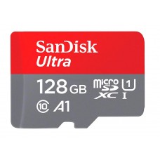 Карта памяти SanDisk 128GB microSDXC UHS-I Ultra A1 + SD (SDSQUA4-128G-GN6MN)