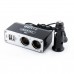 Разветвитель прикуривателя Carlife CS304 2-в-1 + 2 USB 12В 5A