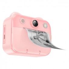Детская фото-камера моментальной печати HOCO DV204 Dual-camera children printing camera розовая
