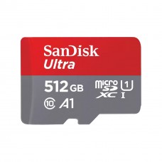 Карта памяти microSDXC 512ГБ SanDisk Ultra with SD Adapter (SDSQUAC-512G-GN6MA)