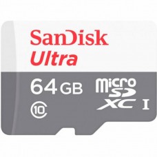 Карта памяти SanDisk Ultra microSDXC 64GB SDSQUNR-064G-GN3MA