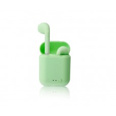 Беспроводные наушники GIOIO Mini-2 (i7mini) bluetooth зеленые