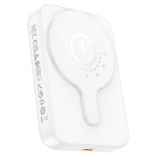 Внешний магнитный аккумулятор HOCO J117A Esteem PD 10000mAh 20W белый