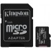Карта памяти Kingston Canvas Select 128Gb microSDXC class 10 UHS-1 (R-80MB/s) с адаптером (SDCS/128GB)