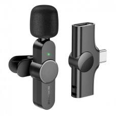 Беспроводная микрофонная система BOROFONE BFK12 Trophy lavalier (iPhone / Type-C)