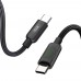 Кабель с экраном XO NB-Q203B Digital display data type-c cable 60W черный