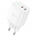 Зарядное устройство - адаптер 2 порта BOROFONE BN9 Reacher 2 Type-C 35W белый