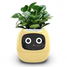 Интерактивный умный горшок для растений Ivy Smart Planter Tuya AI желтый