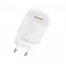 Зарядное устройство - адаптер питания микро XO L157 18W 1 USB-A блок белый