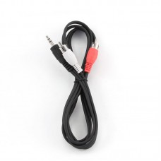 Аудио кабель Cablexpert 2 RCA (тюльпана) - mini-jack 3.5 папа - папа 1.5 метра (CCA-458)