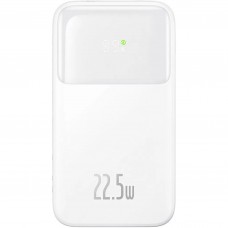 Внешний аккумулятор - павербанк Baseus Comet Digital Display 10000mAh 22.5W (PPMD020002) белый