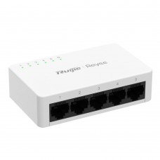 Коммутатор - хаб бесшумный 5 портов Fast Ethernet - Ruijie Reyee RG-ES05F