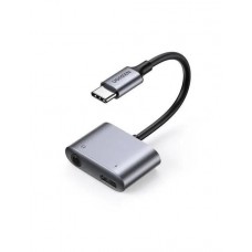 Преобразователь адаптер UGREEN CM231 USB-C to 3.5mm Audio Adapter with PD (UGR-60164)