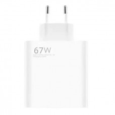 Зарядное устройство - адаптер Xiaomi 67w 1 порт USB-A (MDY-12-EU) белое