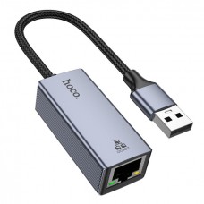 Интернет адаптер Hoco UA37 1000 Mbps (USB to RJ45) сетевая карта внешняя