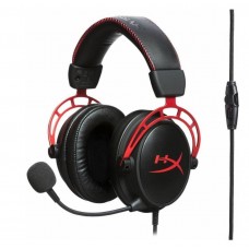 Наушники с микрофоном - игровая гарнитура HyperX Cloud Alpha (4P5L1AX) черно красная
