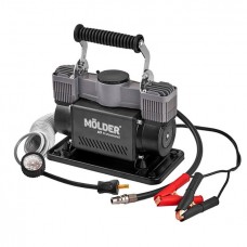 Компрессор автомобильный Molder MA25300 Turbo Air 12В, 10 Атм 90 л/мин с зажимами АКБ