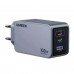 Адаптер питания - зарядный блок UGREEN 100W GaN X757 (2C1A) U + 2C серый